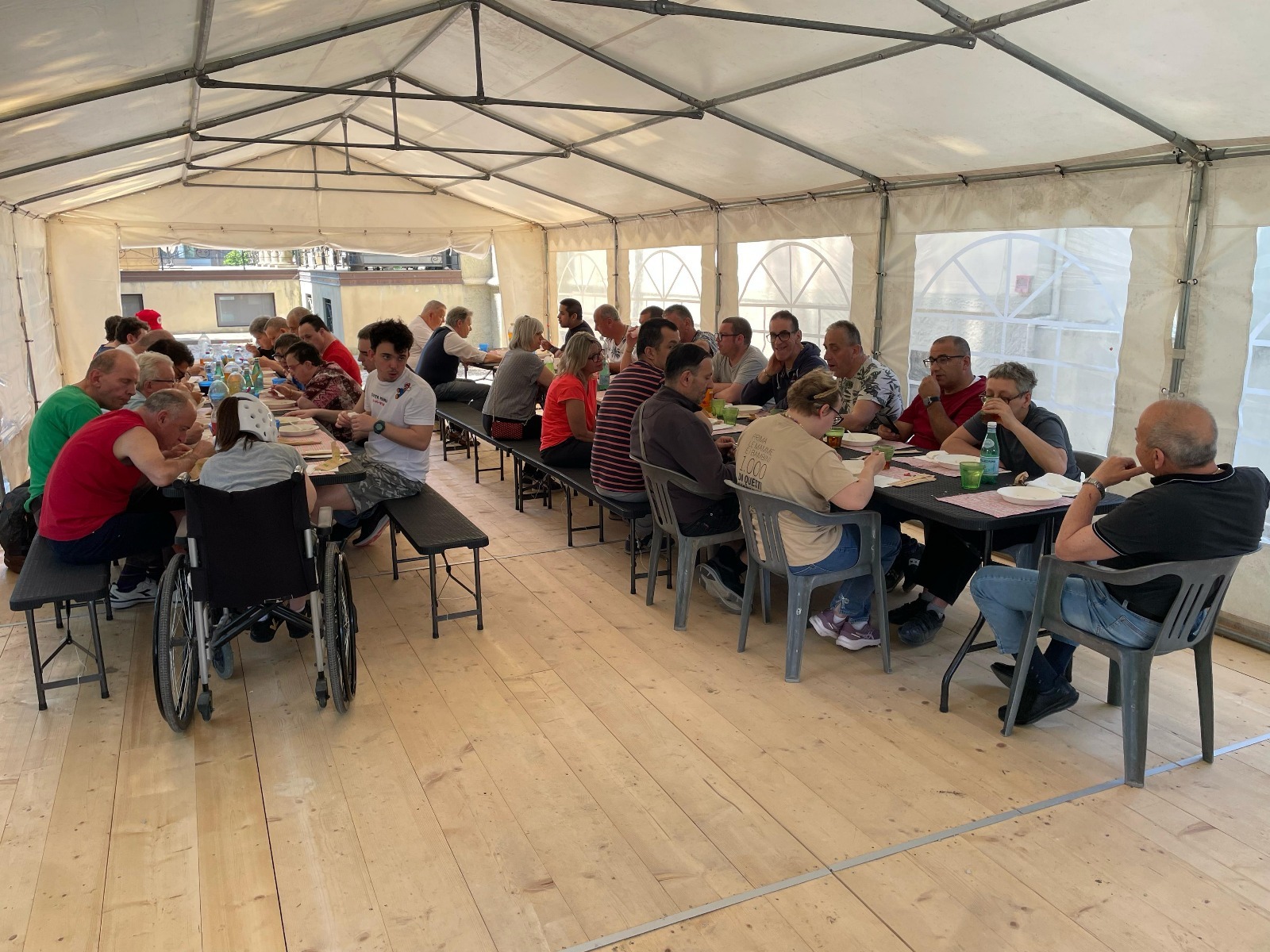 Al parco di Villa Breda con gli “Arcieri del Cedro”