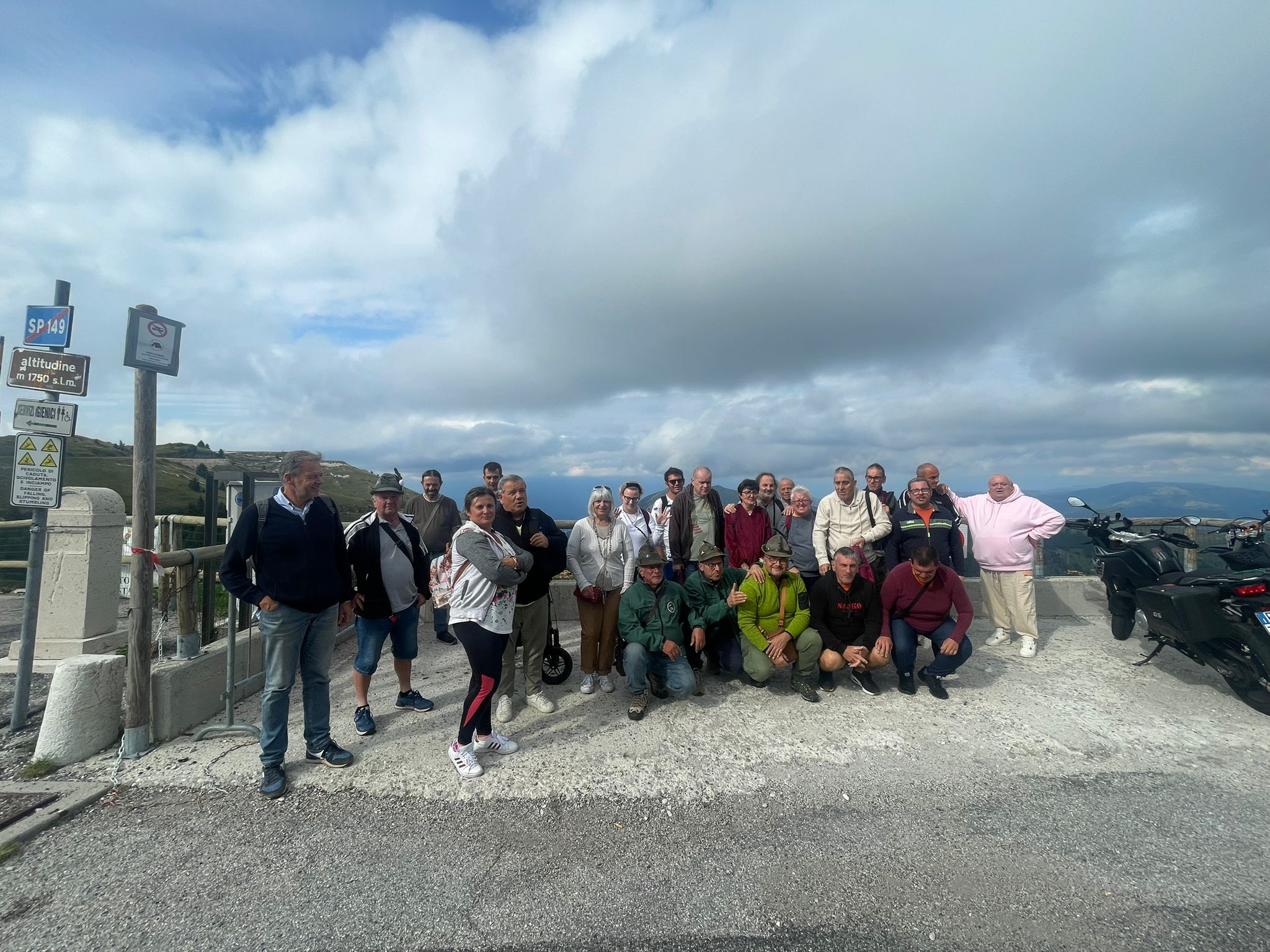 Una domenica con gli Alpini di Villa del Conte sul Monte Grappa