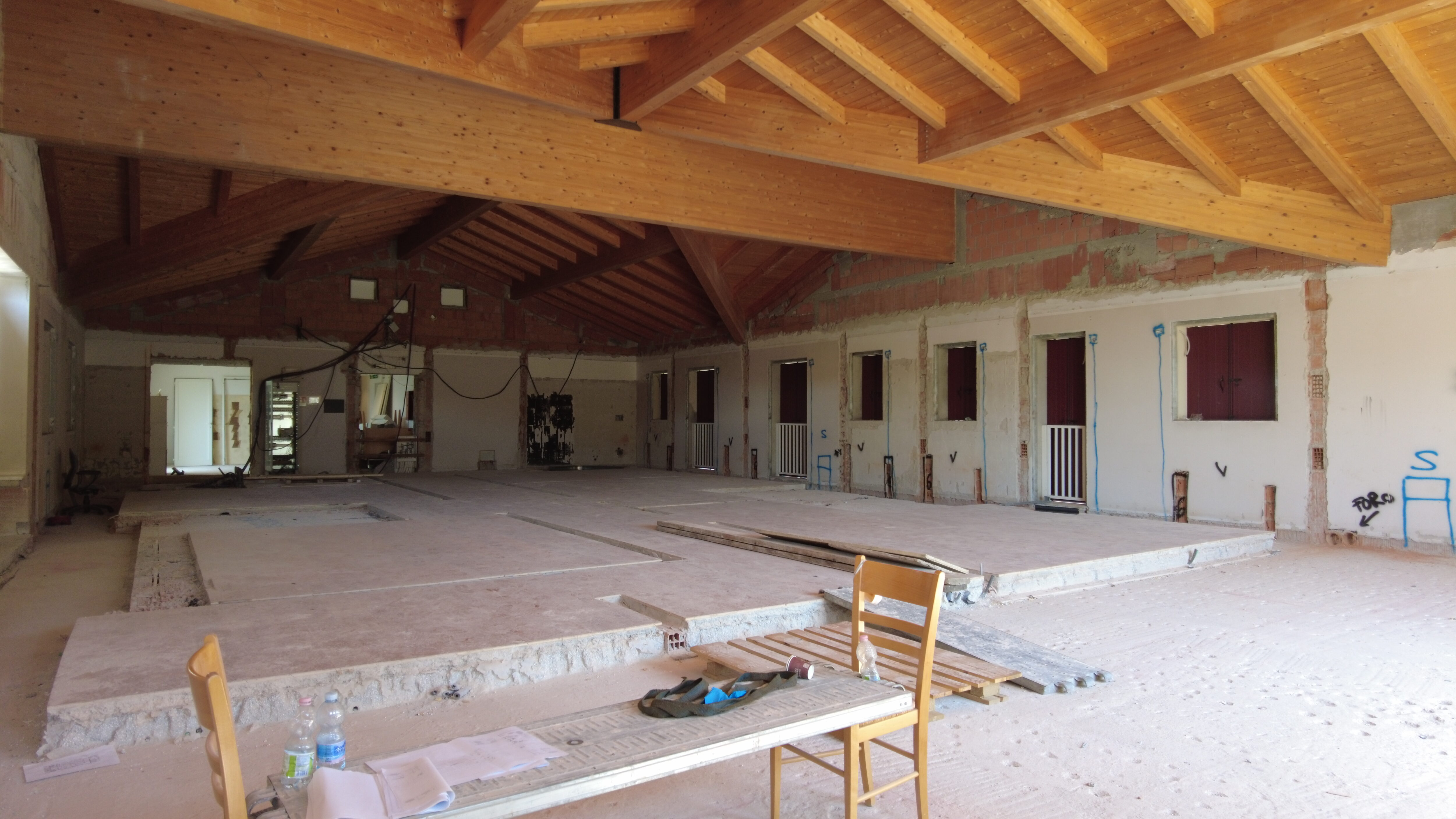 I lavori di costruzione del nuovo Auditorium del Centro Paolo VI