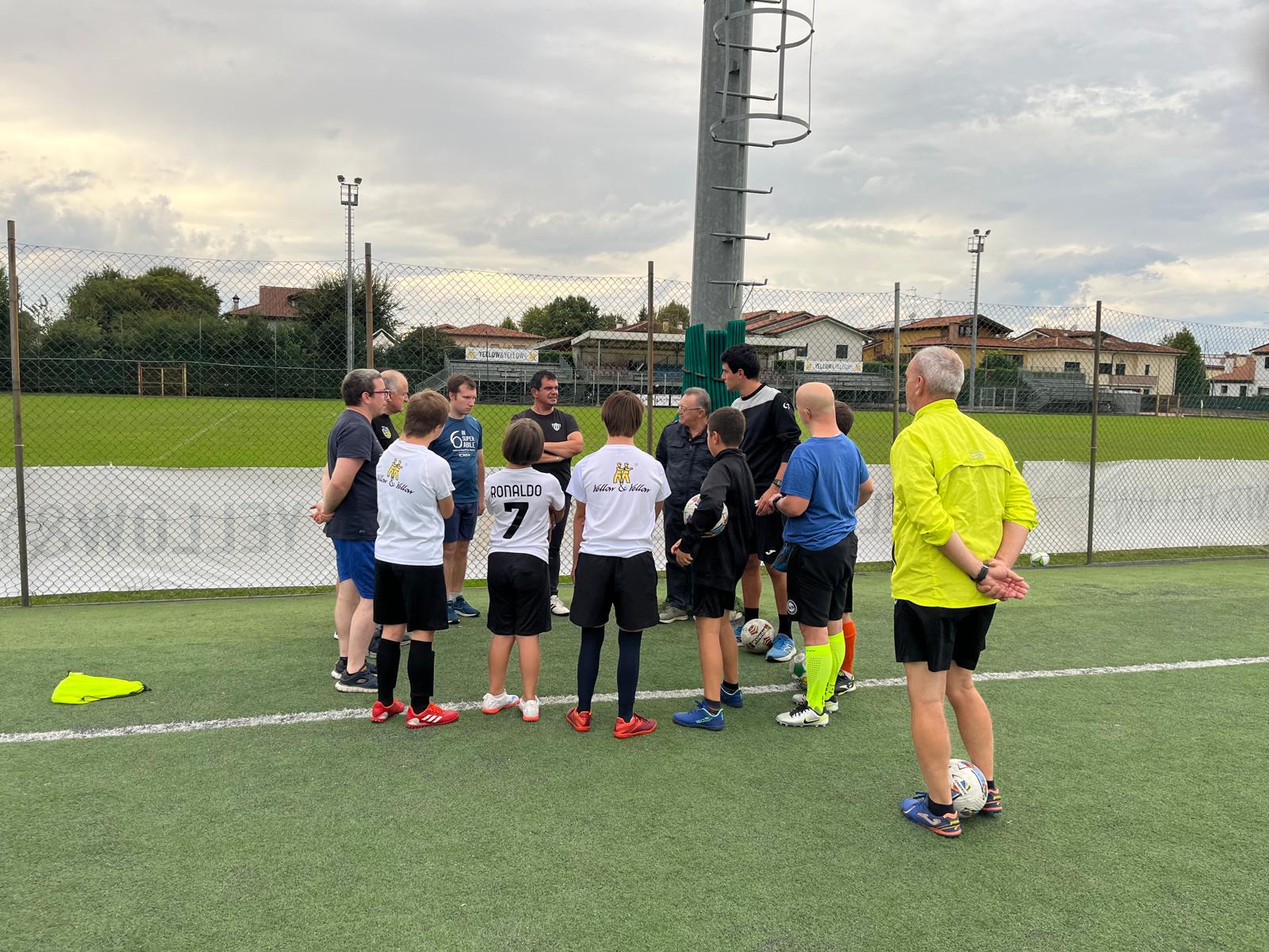 Primo allenamento del progetto Ability Vigontina